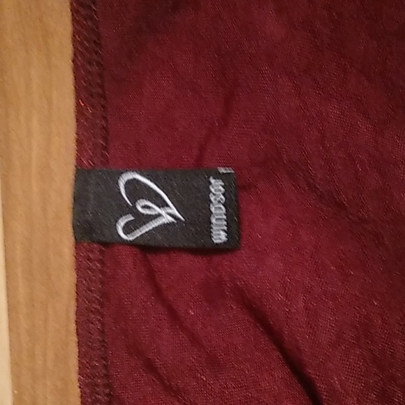 Windsor Burgendy Sprakly Dress - Picture 2 of 2